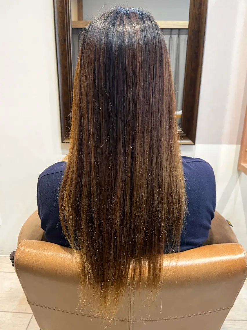 ロング 笹原 紗弥加のヘアスタイル