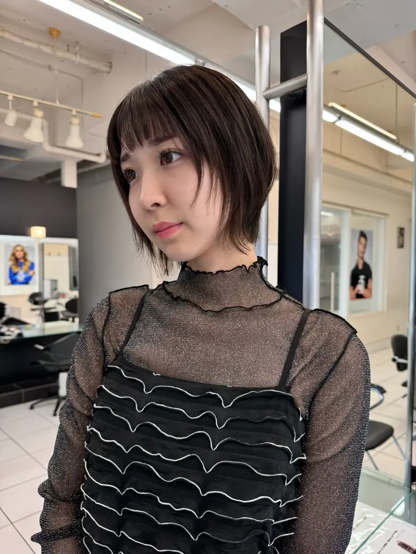 『　土日19:00限定　』『　20代限定　』ミディアム、ショートウルフカットの写真