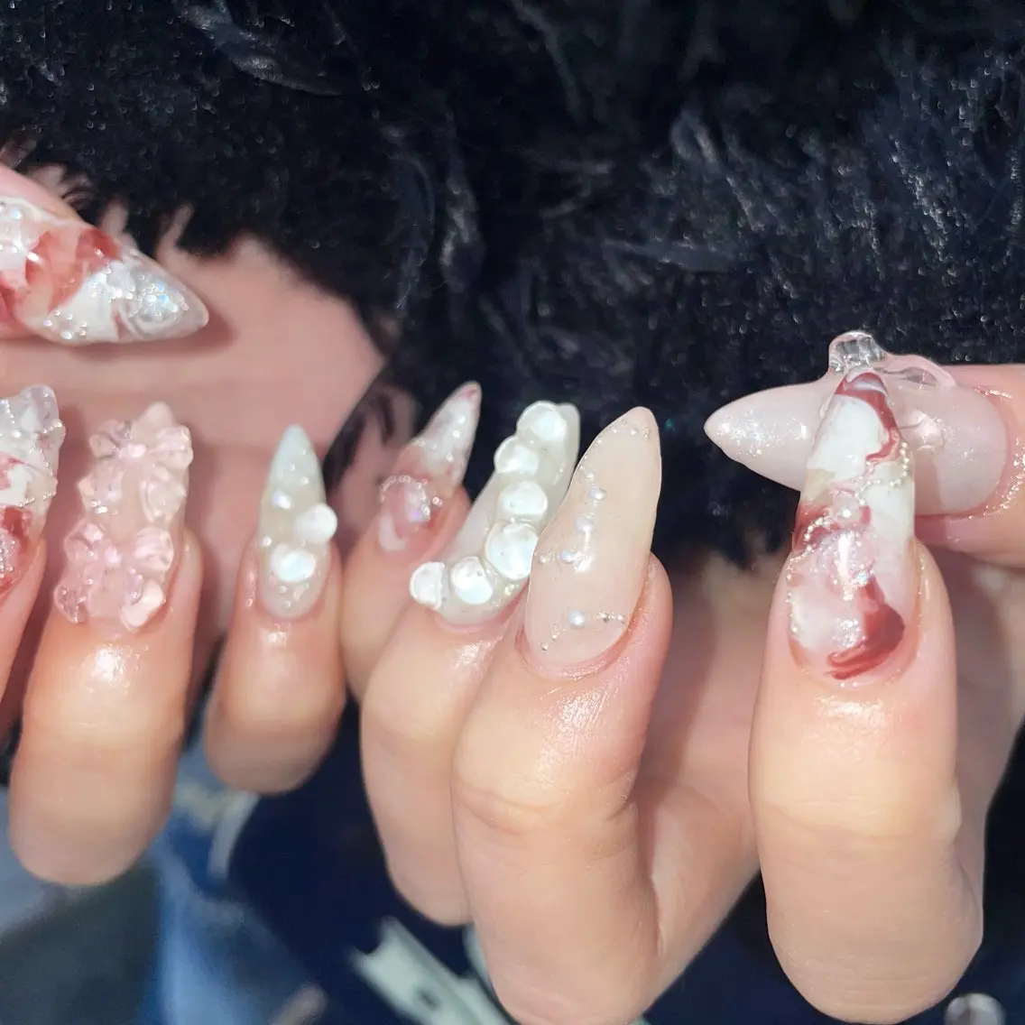 ネイル ハンドネイル Nail ヌシん家 AKANEのネイルデザイン