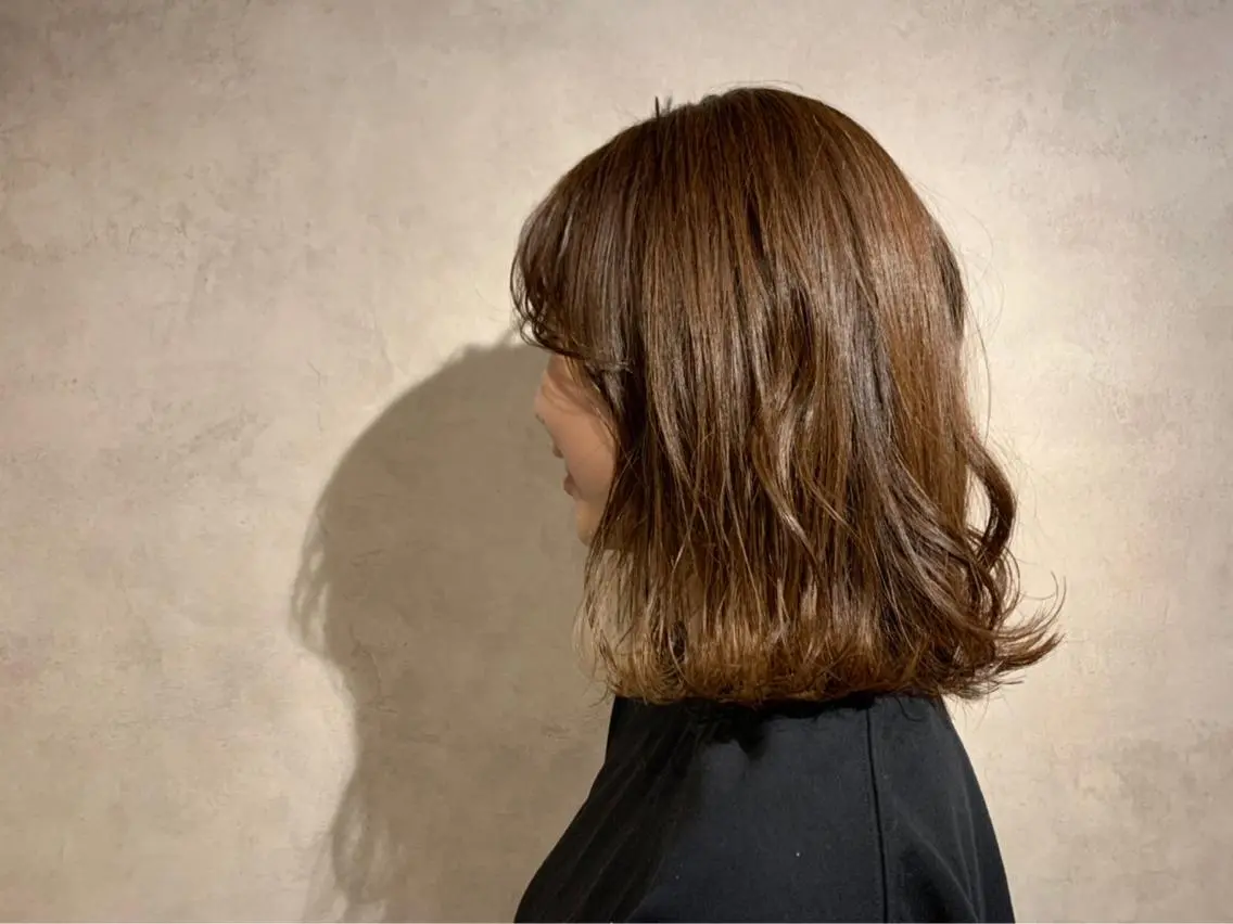 ミディアム カラー 坂上 里果のヘアスタイル