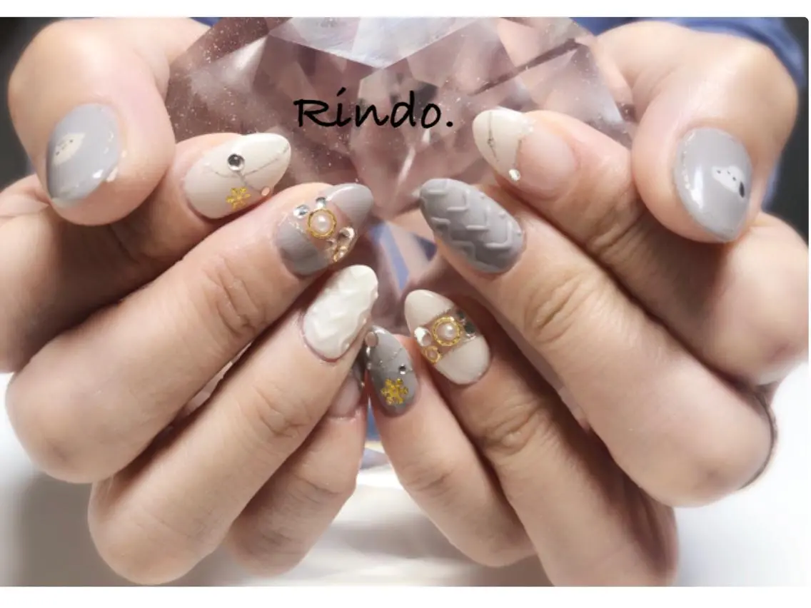 ネイル ハンドネイル Rindo.ネイル ♡耳つぼジュエリーのその他イメージ