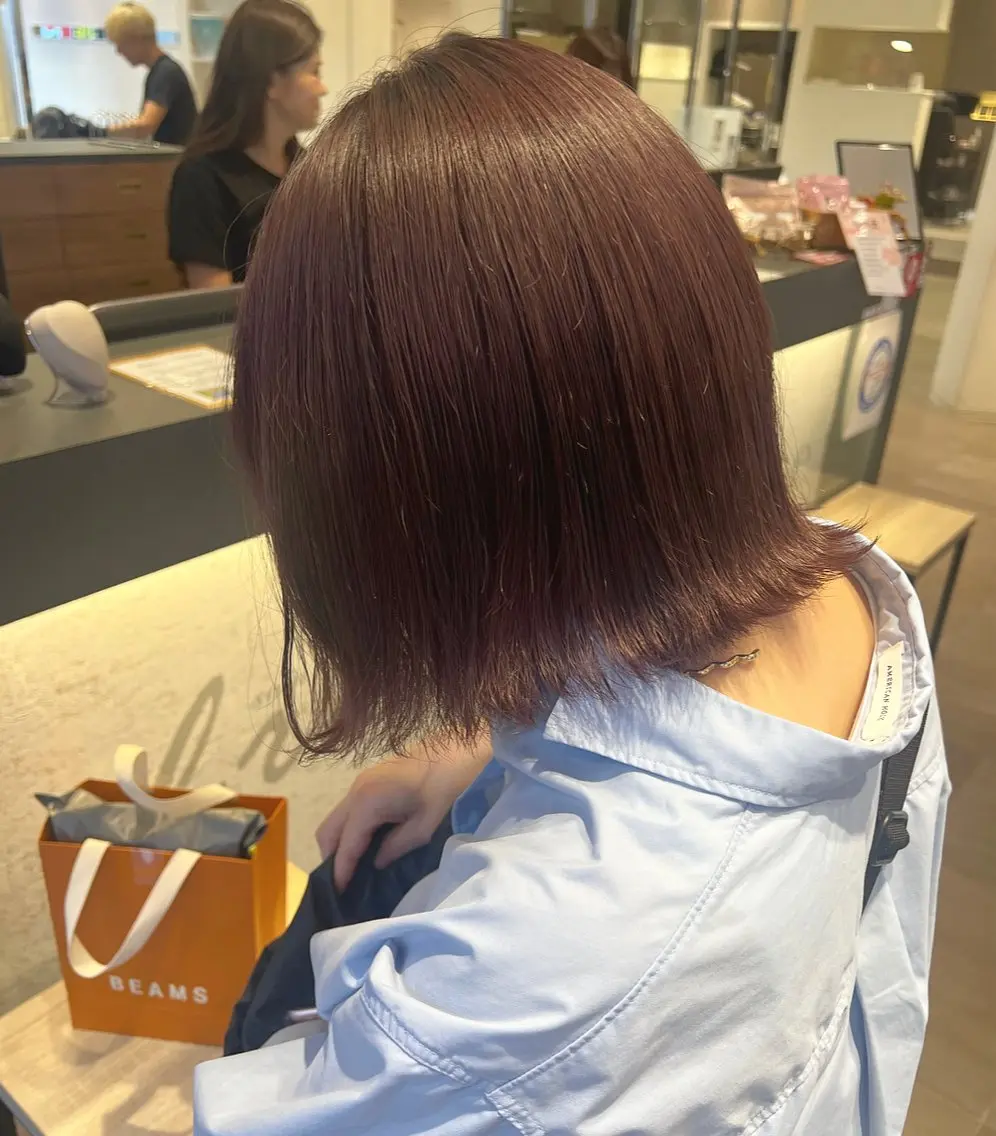 ショート カラー ベージュカラー ラベンダーカラー ラベンダーベージュ 🎀🕊RION 🩰のヘアスタイル