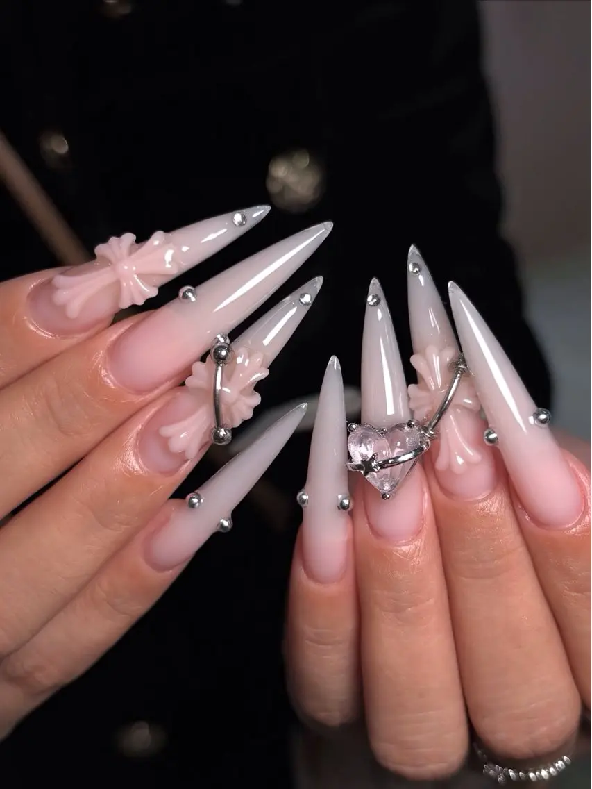 ネイル オーロラネイル 長さ出し フラッシュネイル フレンチネイル ジェルネイル ハンドネイル ハンドケア CiCi NailSalonのネイルデザイン