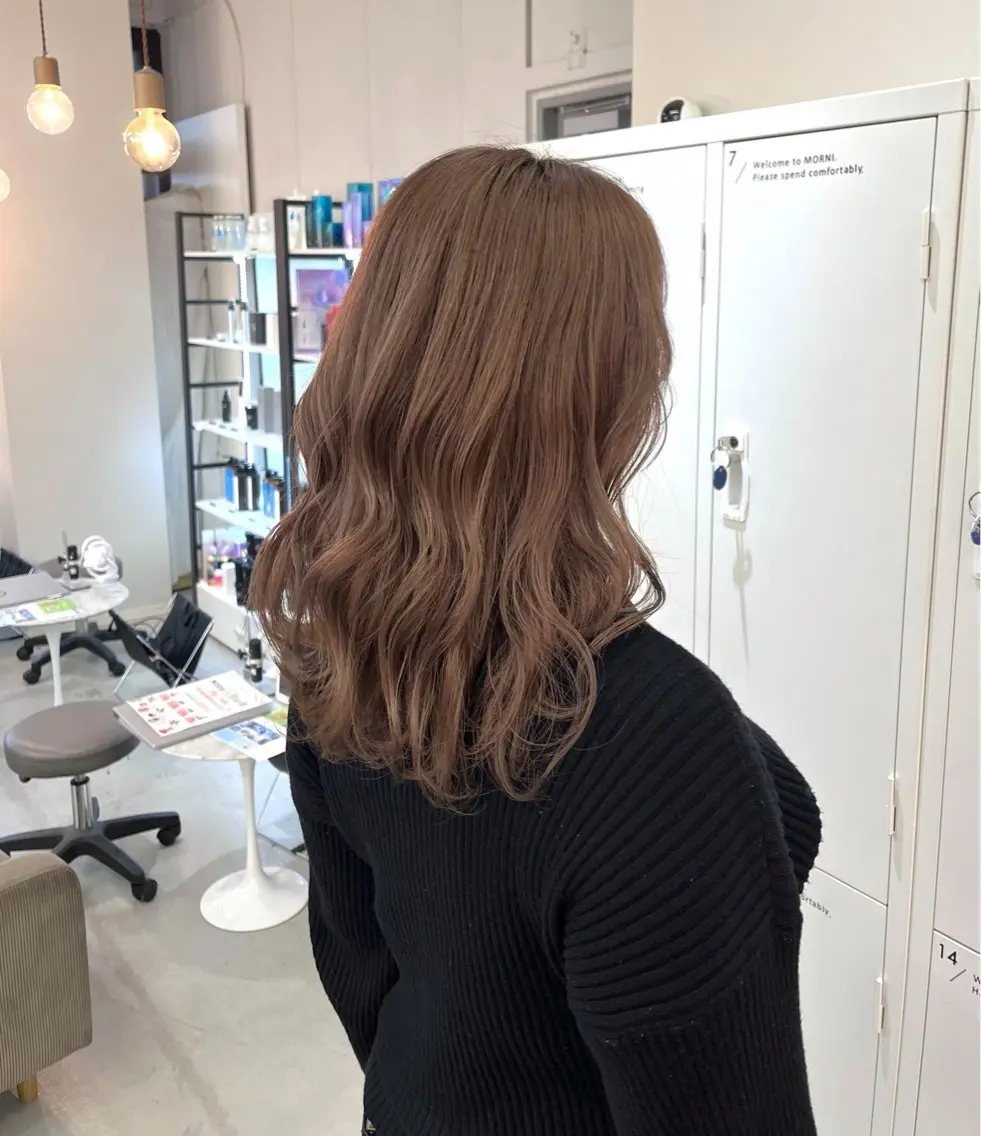 ロング カラー 河上 あかねのヘアスタイル
