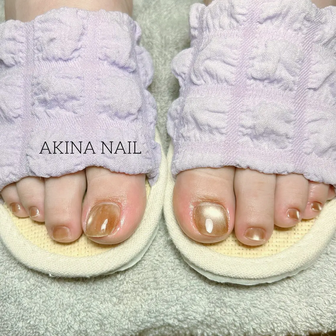 ショート フットネイル Akina Nail 亀戸のネイルデザイン