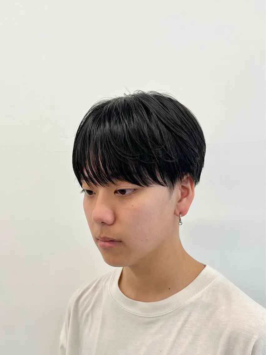 ショート カラー パーマ メンズ 🏆メンズヘア特化 🥇代表りんぺーのヘアスタイル