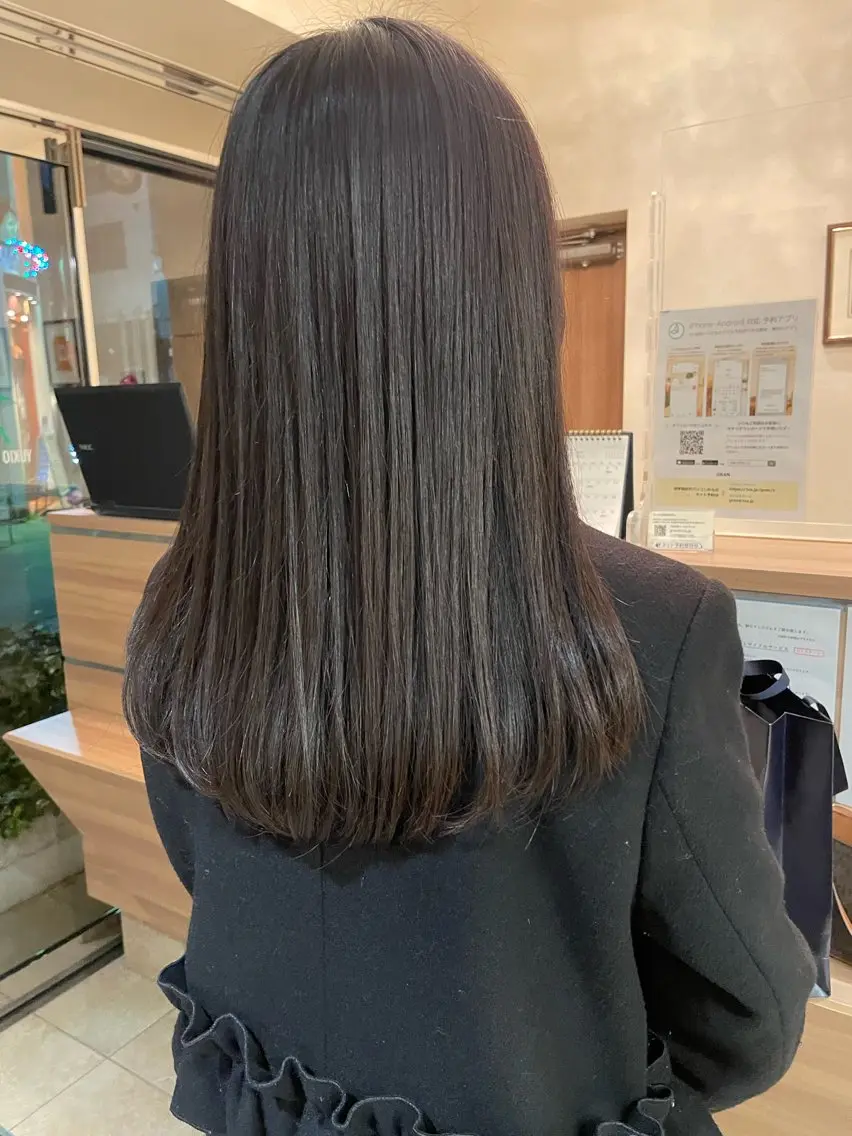 ロング 銀座ボブカラーパーマ misakiのヘアスタイル