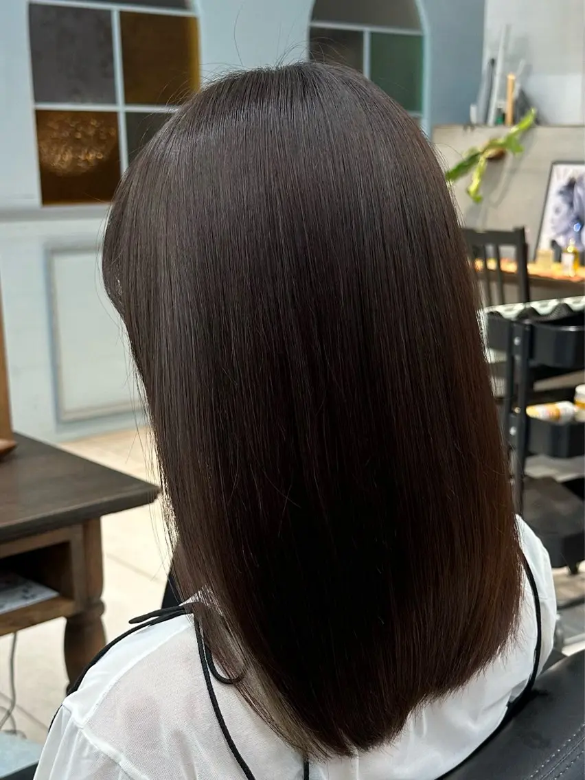 セミロング 巻けないけど美髪 作れます丸山智久のヘアスタイル