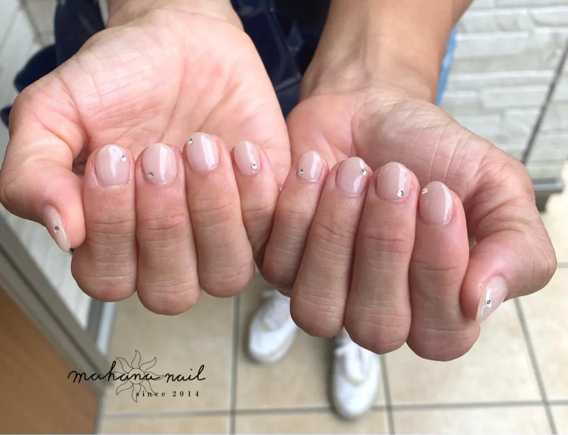 ネイル ワンカラーネイル mahana nailのネイルデザイン