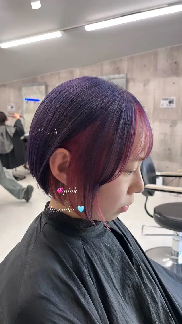 ショート カラー ハイトーン/ゆるふわ 🧚𖥔ׁTOMO♡のヘアスタイル
