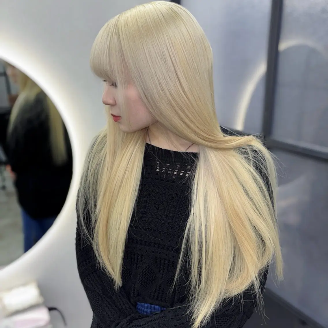 ロング カラー ヘアカラー Ren. 🦋デザインカラーのヘアスタイル