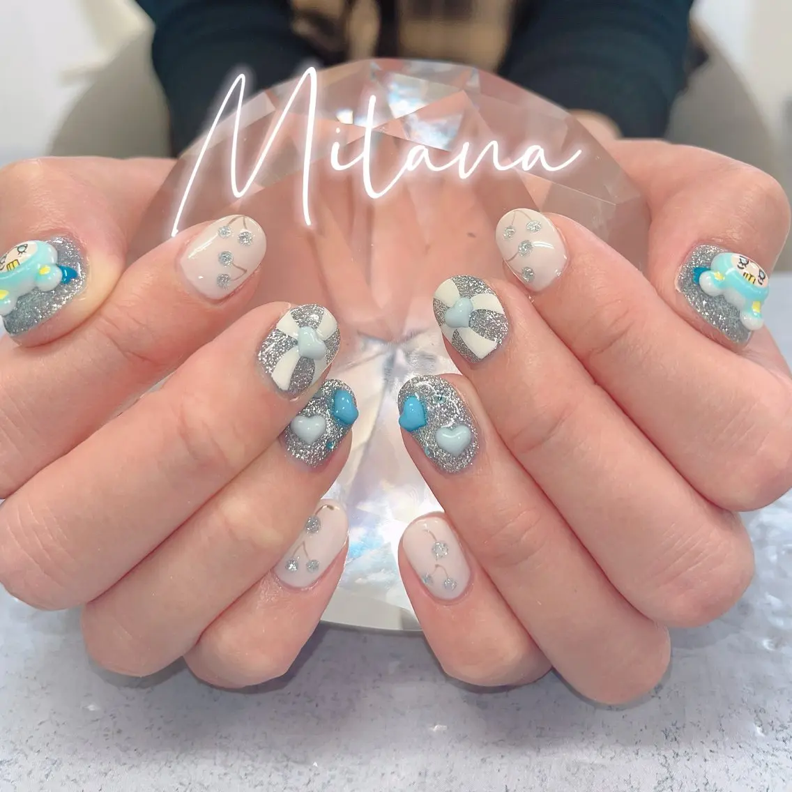 ネイル ハンドネイル Milana 西里のネイルデザイン