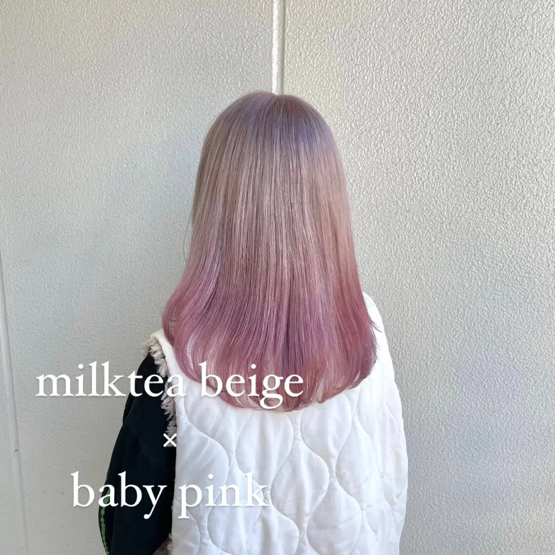 ロング カラー デザインカラー グラデーションカラー ピンクカラー ヘアカラー トリートメント ツヤ髪/透け感ヘア 💎Nokaのヘアスタイル