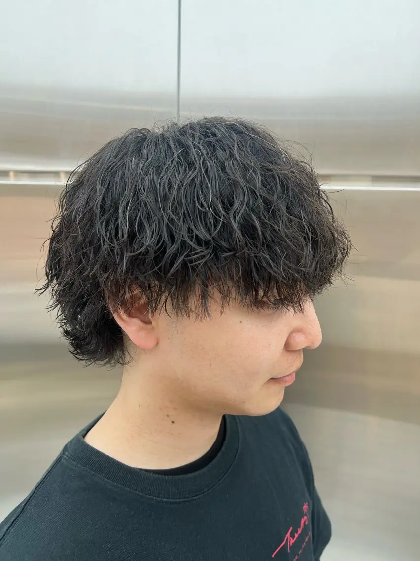 パーマ メンズ カット パーマ 川口 翔太郎（fifth）のヘアスタイル
