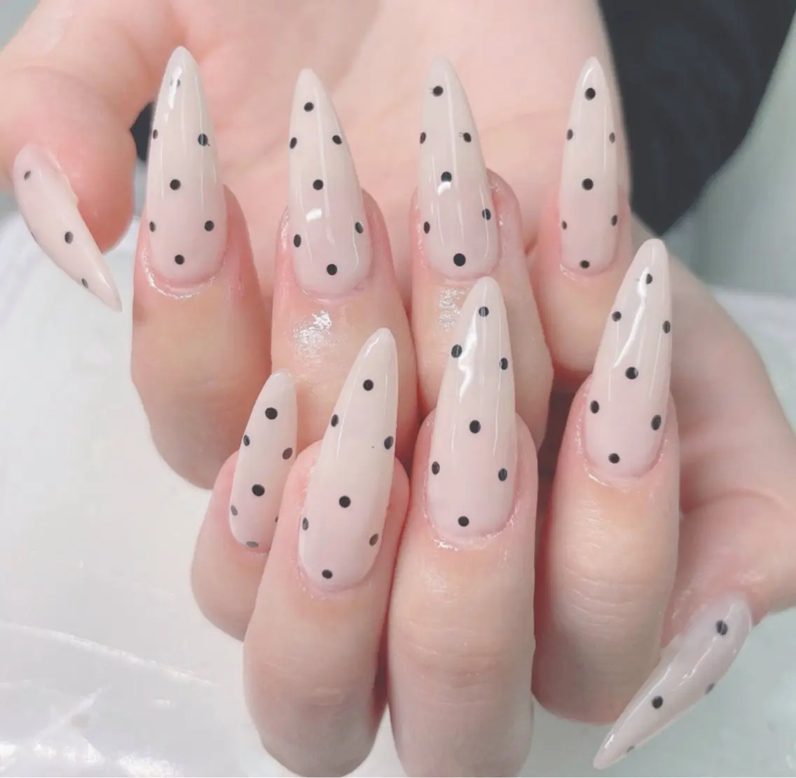 ネイル キラキラネイル 韓国ネイル ネイルチップ ワンホンネイル Hana Nail Salonのネイルデザイン