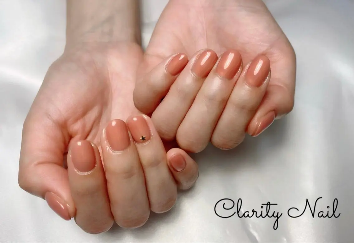ネイル アートネイル 持ち込み ワンカラーネイル ハンドネイル Clarity Nailのネイルデザイン