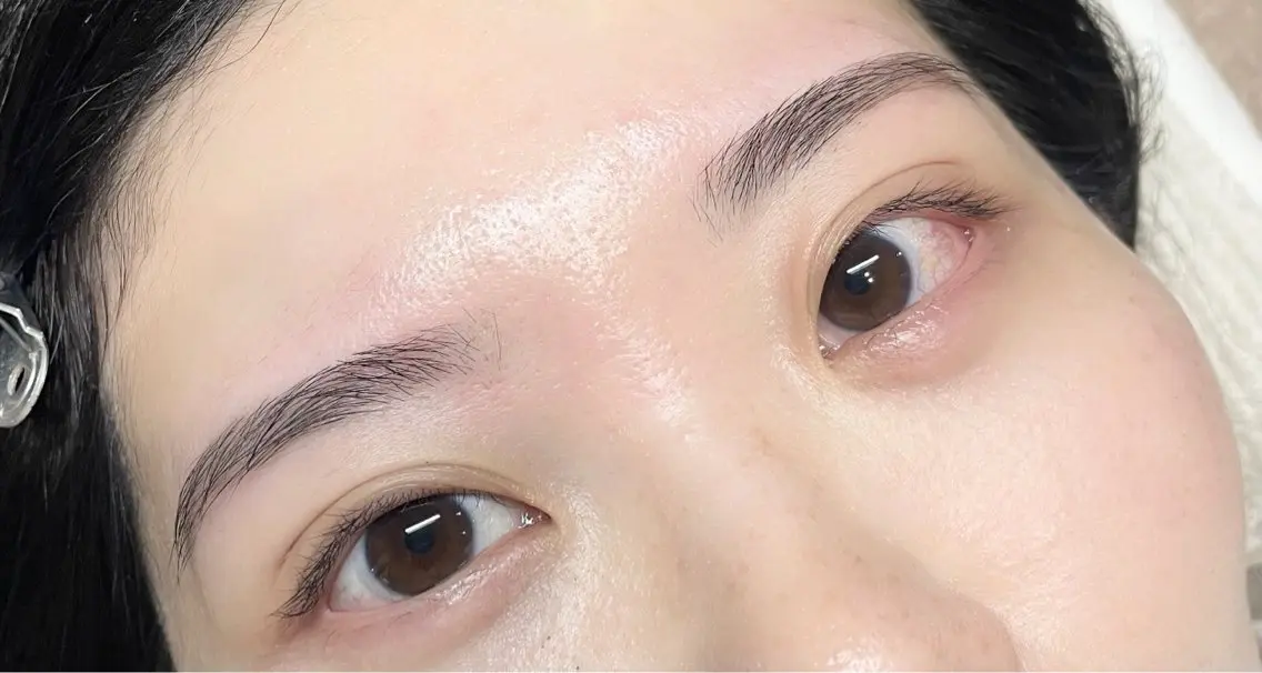 人気の薄眉へ🤍✨美眉スタイリング＋毛量調整の写真