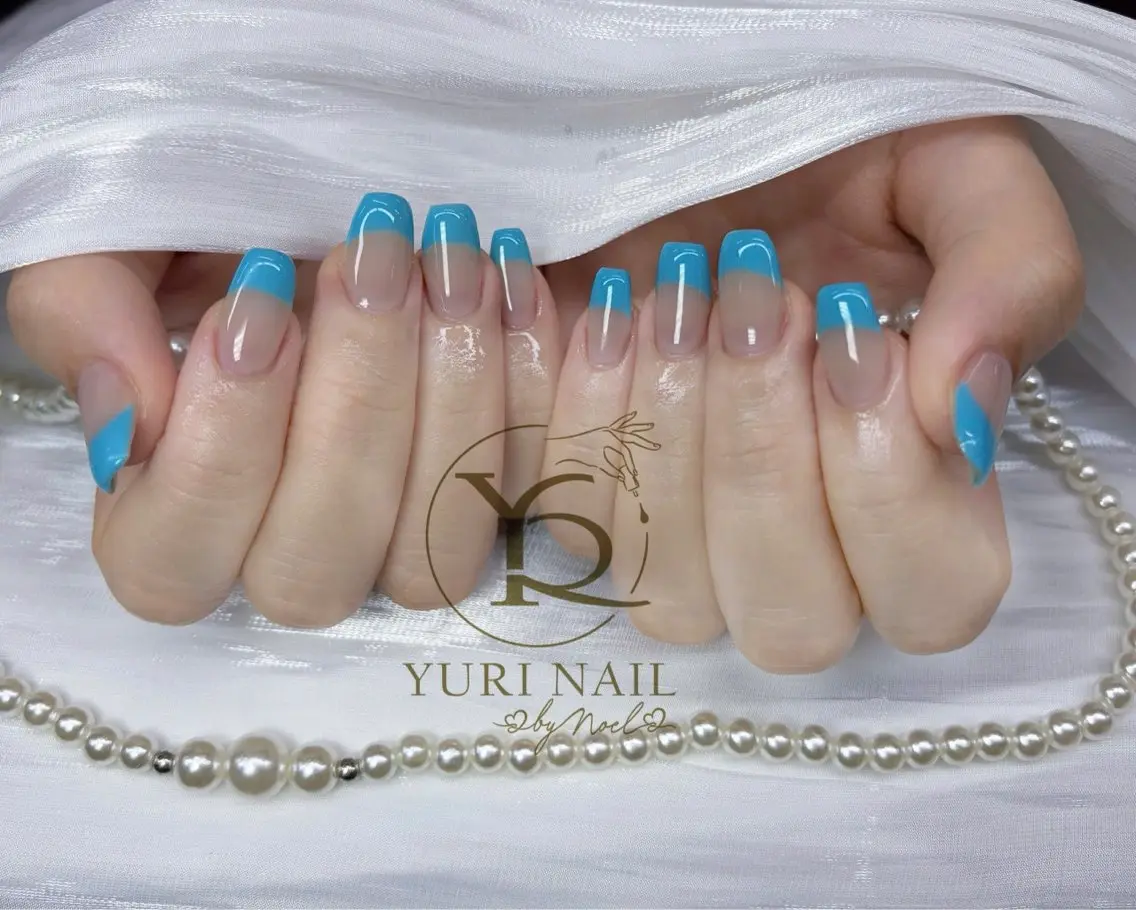 ネイル チークネイル フットネイル フレンチネイル グラデーション キラキラネイル ハンドネイル フットネイル ハンドケア YURI Nail Funabashiのネイルデザイン