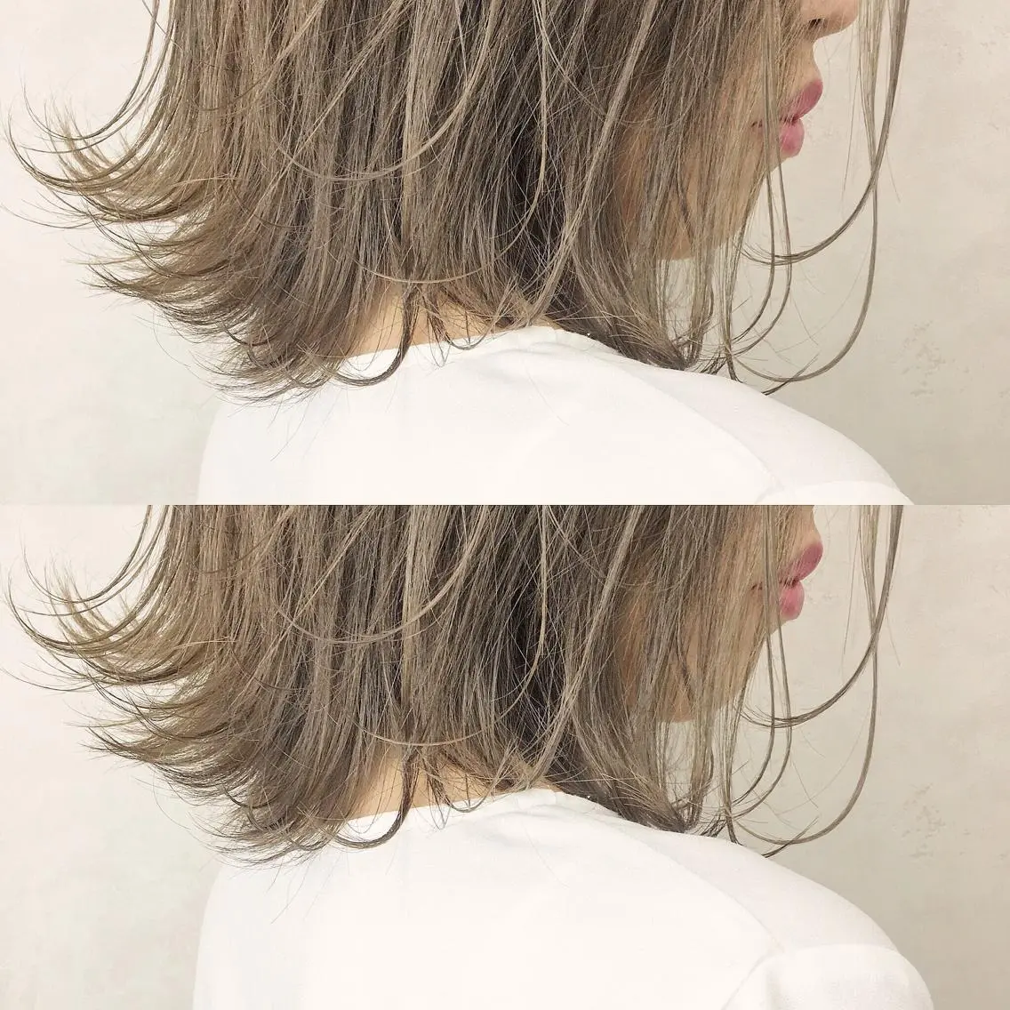 ミディアム カラー まお♡レイヤーカット ×色っぽstyleのヘアスタイル