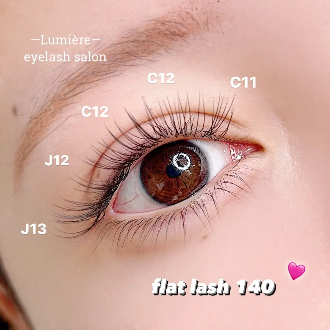 マツエク・マツパ eyelash Lumièreのマツエク・マツパデザイン