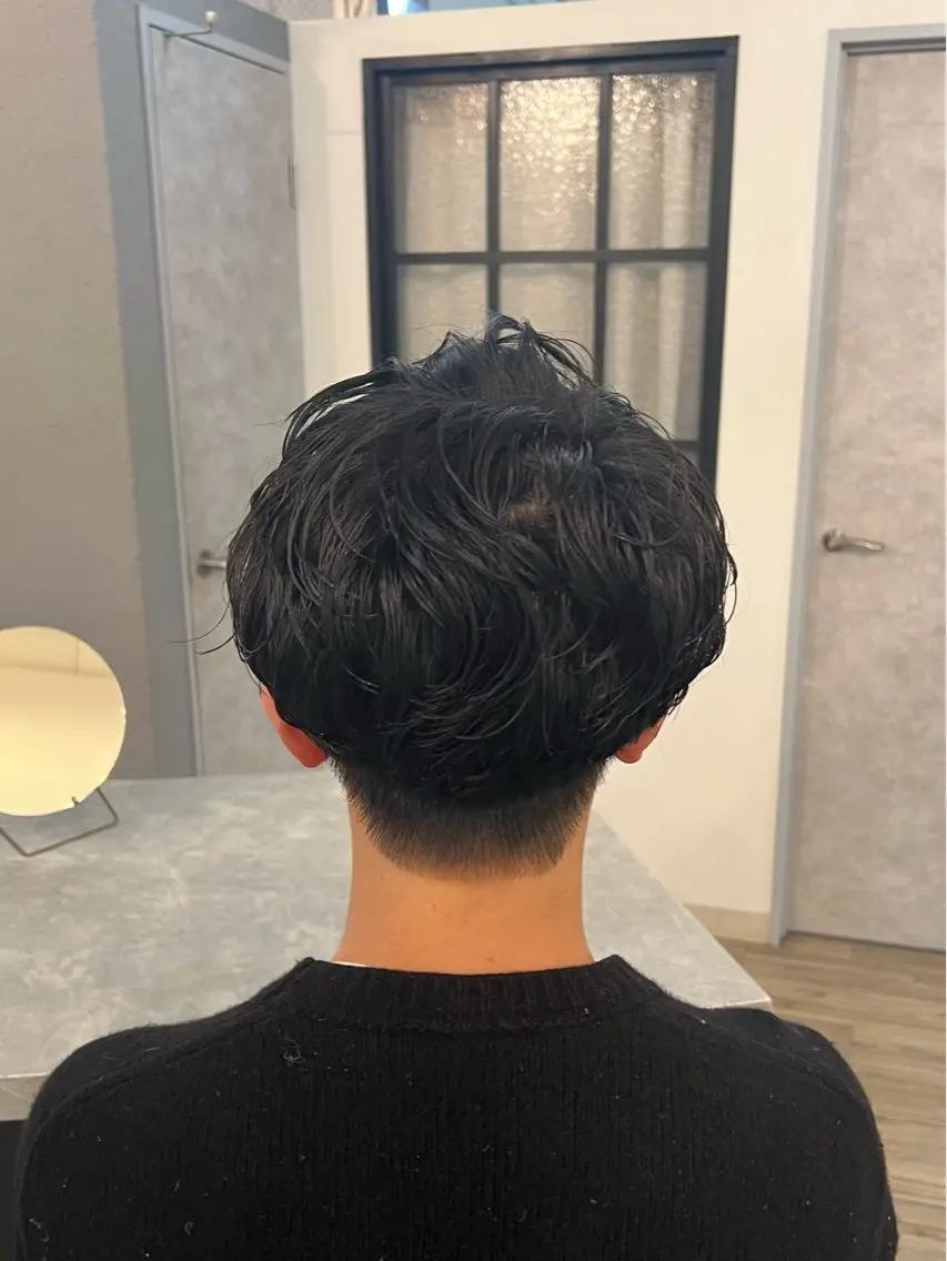 パーマ メンズ メンズパーマ ニュアンスパーマ カット パーマ いぐちしょうた🫧 VISAGEbaskのヘアスタイル