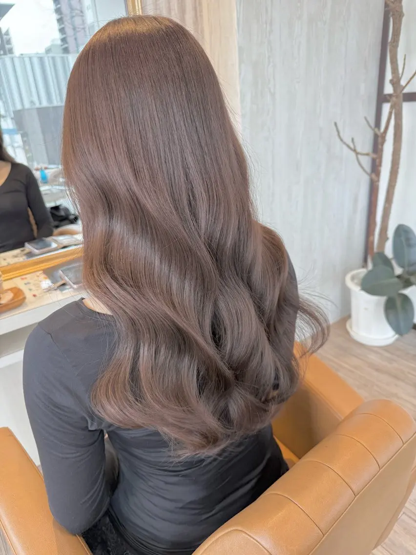 ロング カラー ブリーチ ダブルカラー ブリーチなしカラー ヘアカラー トリートメント 河合秀明/ショート /ボブ/レイヤーのヘアスタイル