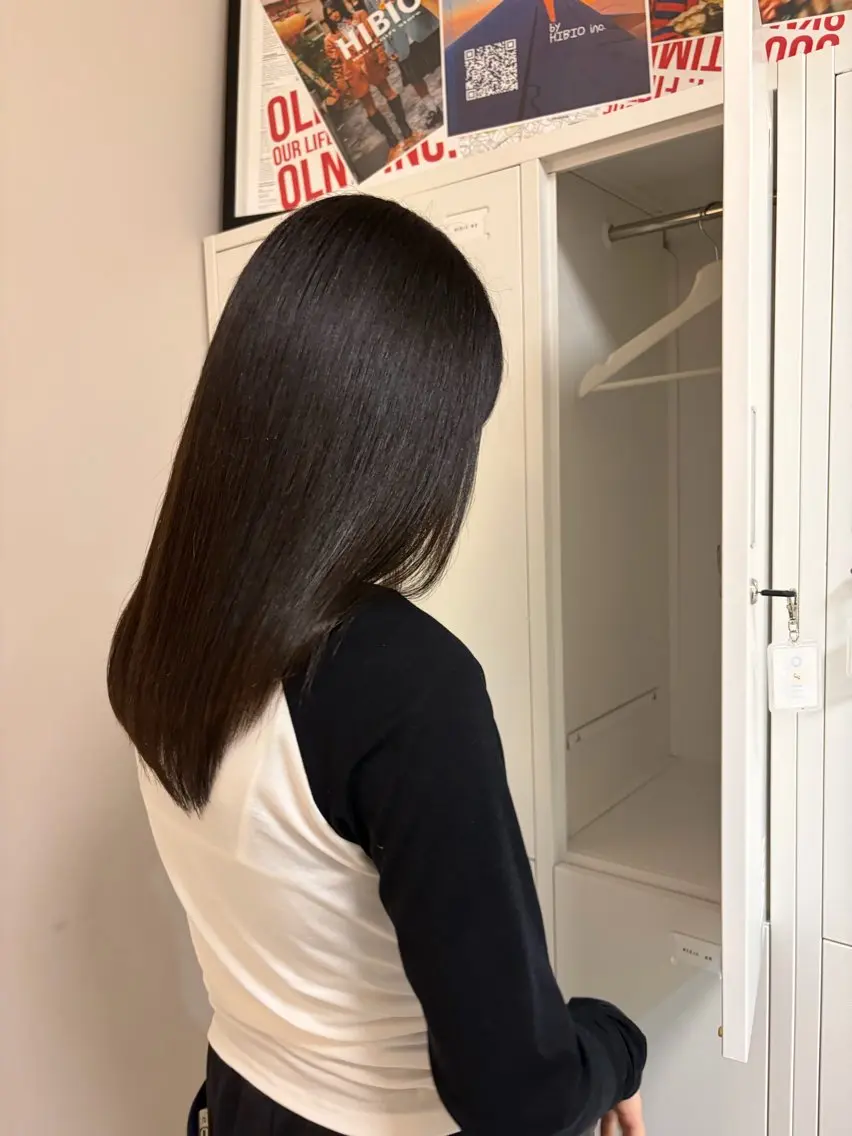 セミロング ヘアカラー 透明感カラー /りんのヘアスタイル