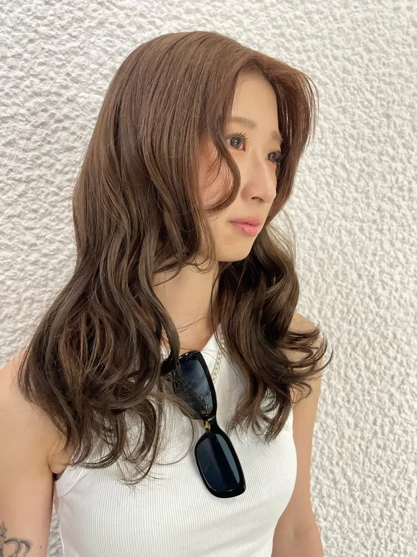 カラー ヘアカラー natsuki💘 透明感カラー💘✨のヘアスタイル