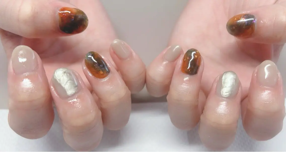 ネイル ニュアンスネイル Rairianail 室橋舞のネイルデザイン