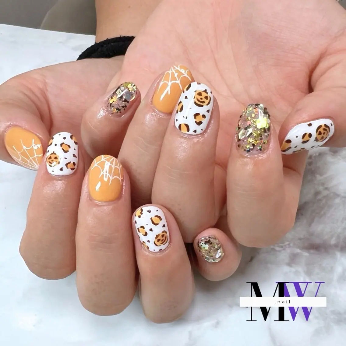 ネイル ハロウィン ハンドネイル MW .nailのネイルデザイン