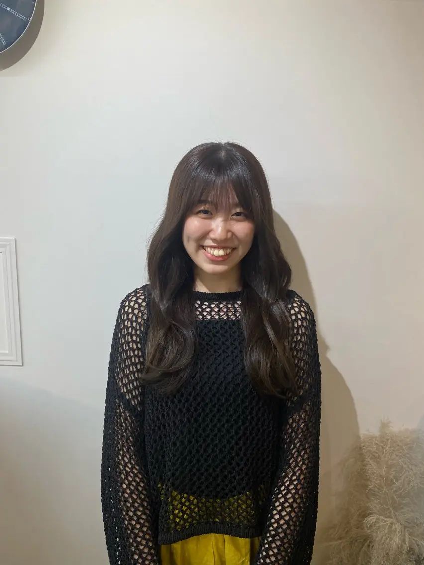 カラー 竹内 穂乃佳のヘアスタイル
