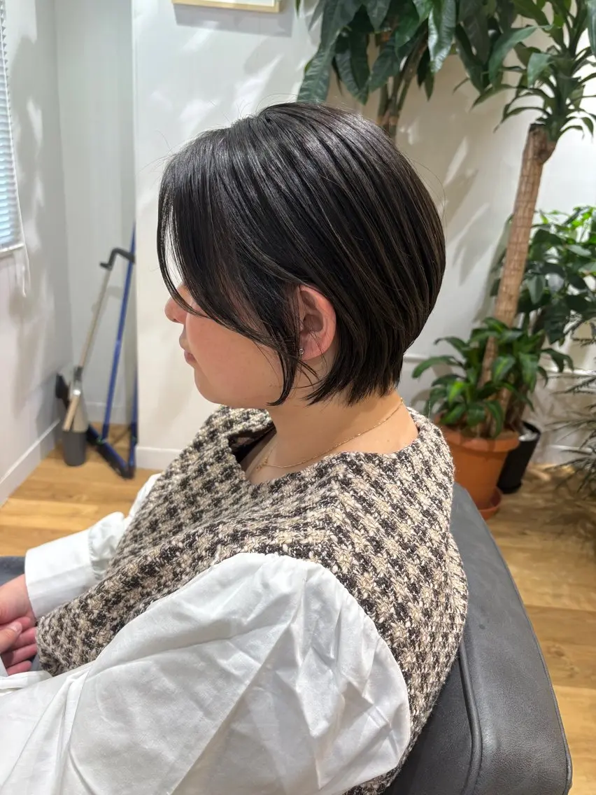ショート ショートヘア カット こうやま みるのヘアスタイル