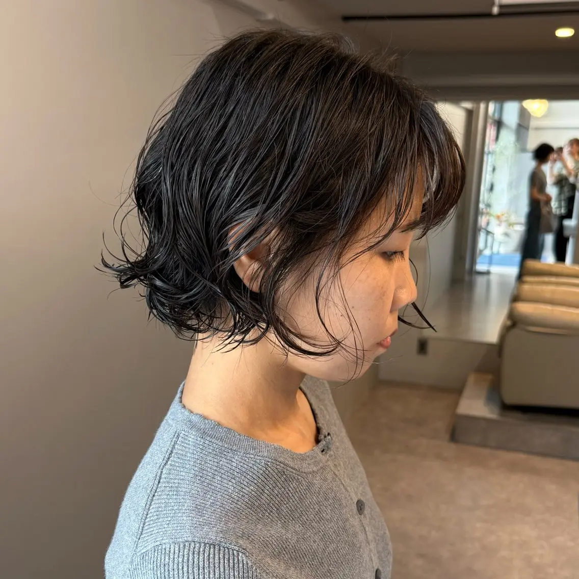 ショート パーマ 砂川朱音⌇鶴見区横堤 ⌇抜け感ヘア⌇韓国風のヘアスタイル