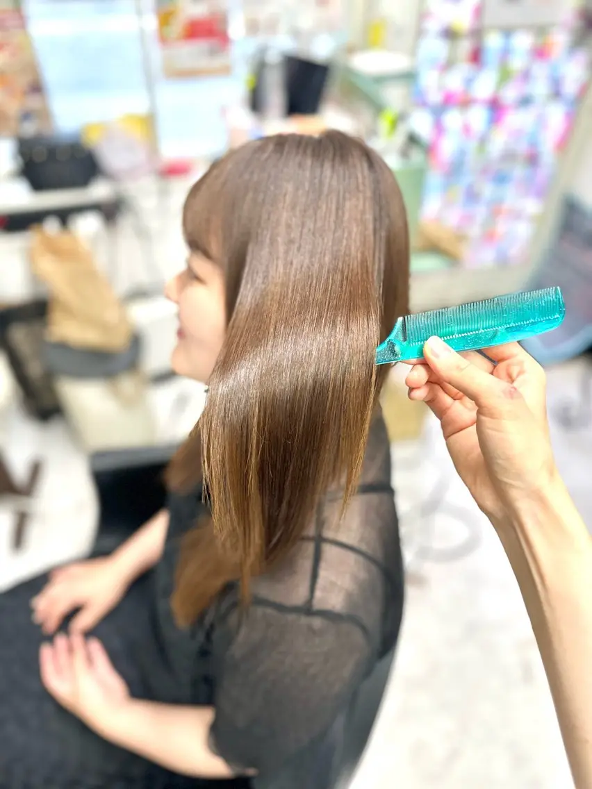 ロング カラー 髪質改善 トリートメント ヘアカラー トリートメント 髪質改善✧︎カラー 💎AIM【アイム】のヘアスタイル