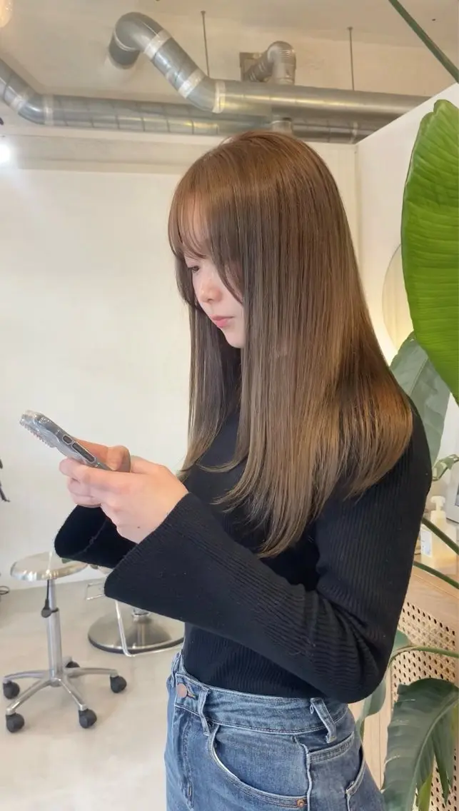 セミロング カット ヘアカラー トリートメント 透明感カラー/メンズ 特化kazumaのヘアスタイル
