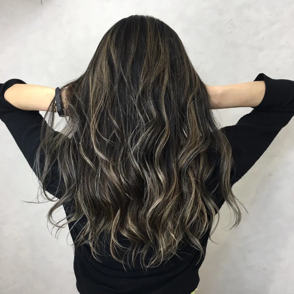 ロング カラー ハイライトカラー ハイライト 🌟miyuki モデルさん大募集のマツエク・マツパデザイン