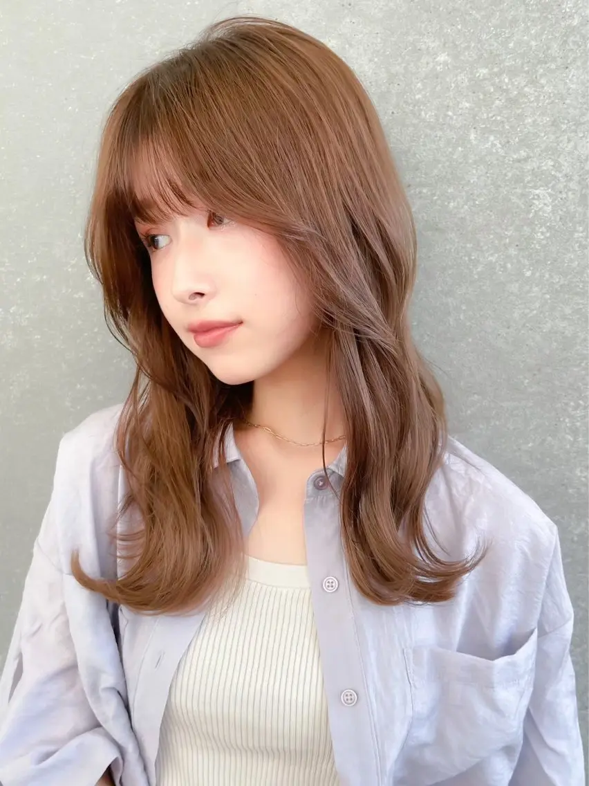 ロング カラー ヘアアレンジ ⭐️巻ける縮毛矯正/ レイヤー to-kiのヘアスタイル