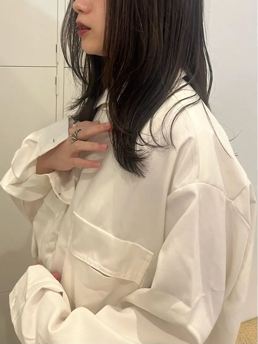 セミロング フクシママユ / 柔らかカラーのヘアスタイル
