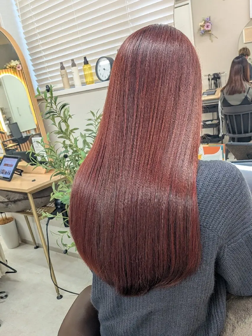 ロング 韓国風ヘア カット ヘアカラー トリートメント -Cream- クリーム町田店のヘアスタイル