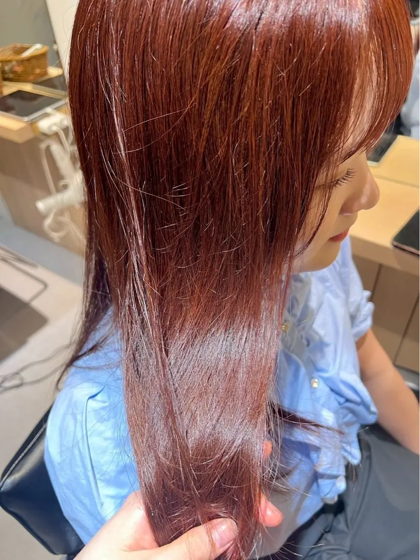ロング カラー SHEA /縮毛矯正 イソダハルカのヘアスタイル