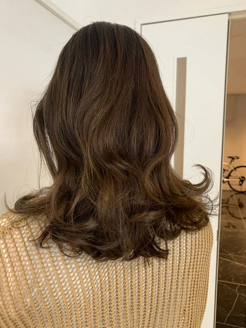 セミロング 🍃 𝙍𝙀𝙉𝘼のヘアスタイル