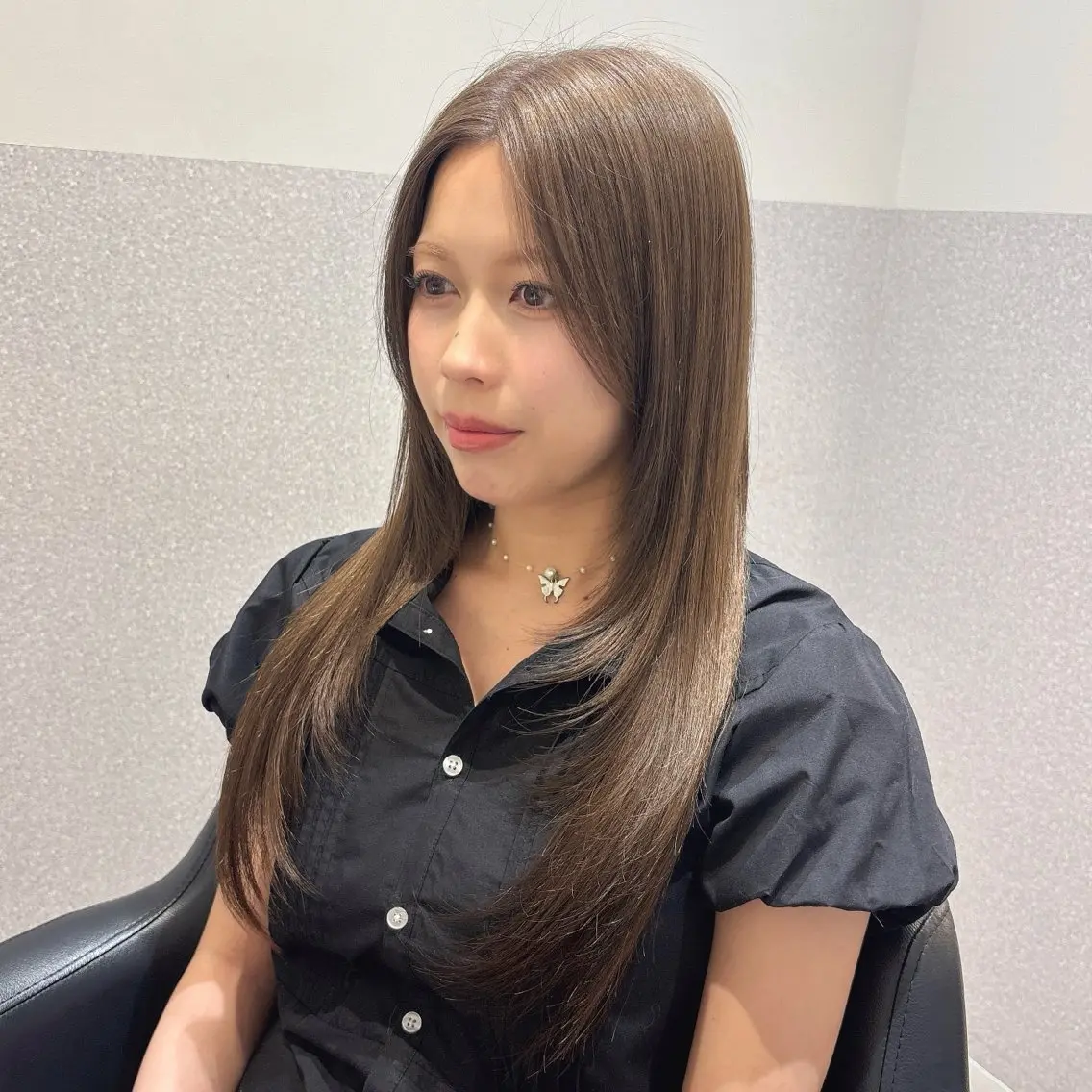 ロング カラー ベージュカラー ブリーチ ダブルカラー グレージュ ラベンダーカラー ヘアカラー トリートメント 🩵ブリーチカラー MIORI🩵のヘアスタイル