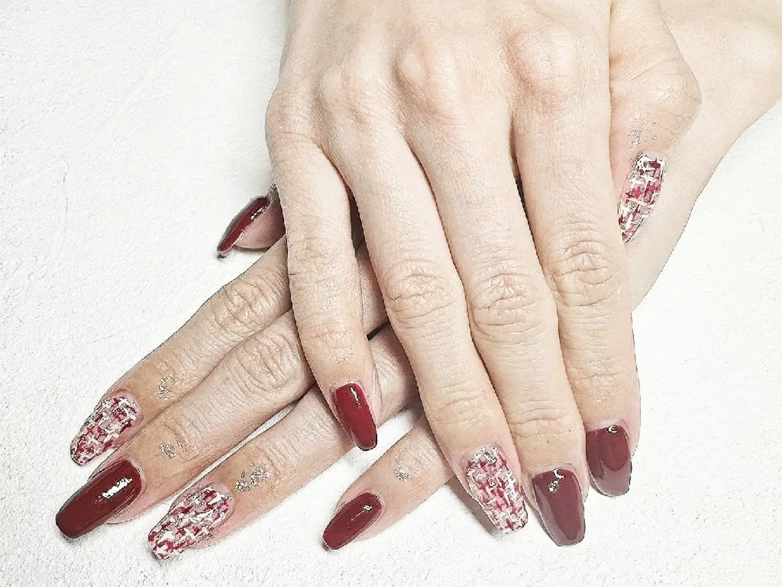 ネイル ツイードネイル JULIE NAILのネイルデザイン
