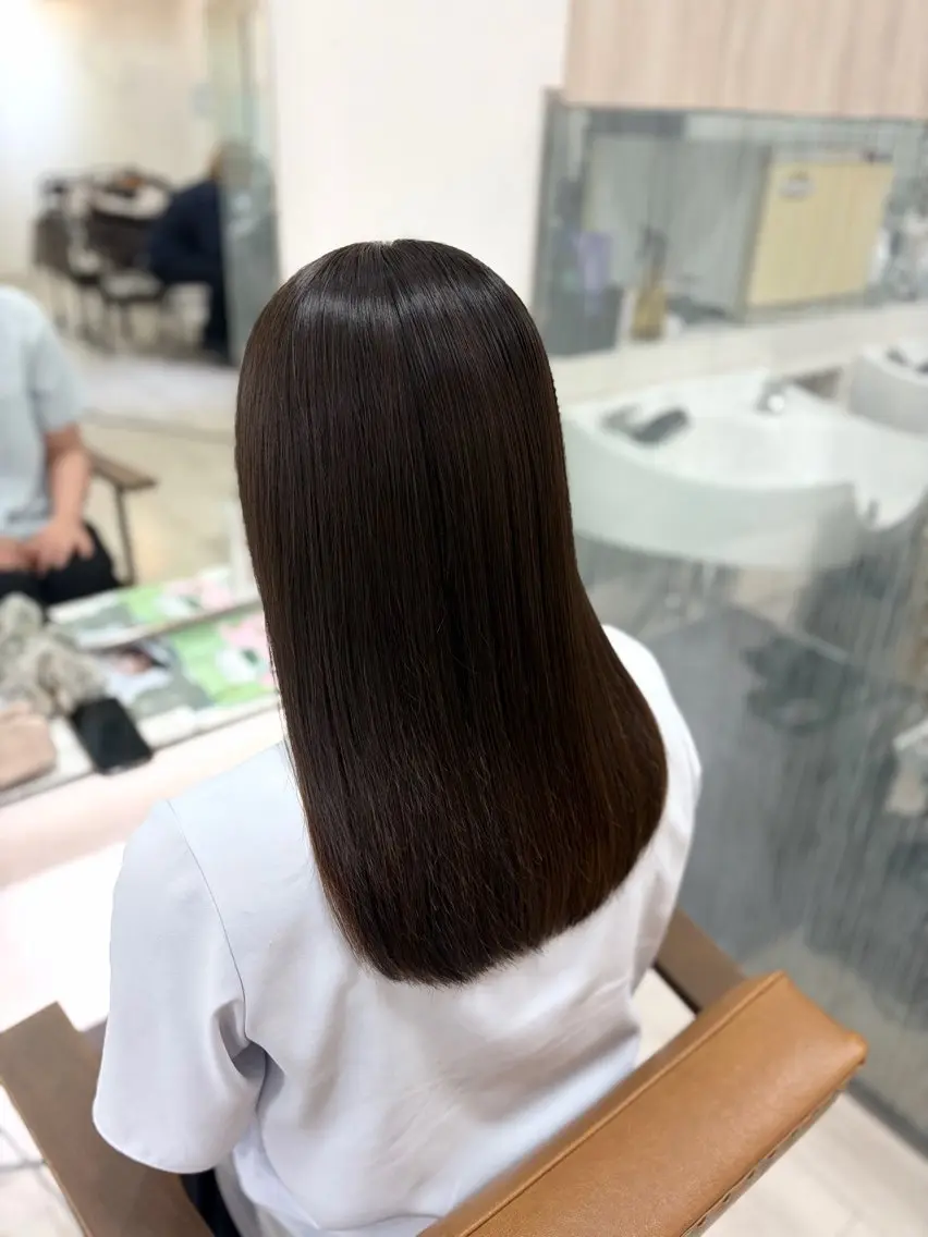 ロング トリートメント カット トリートメント あいみ ♬.*ﾟのヘアスタイル