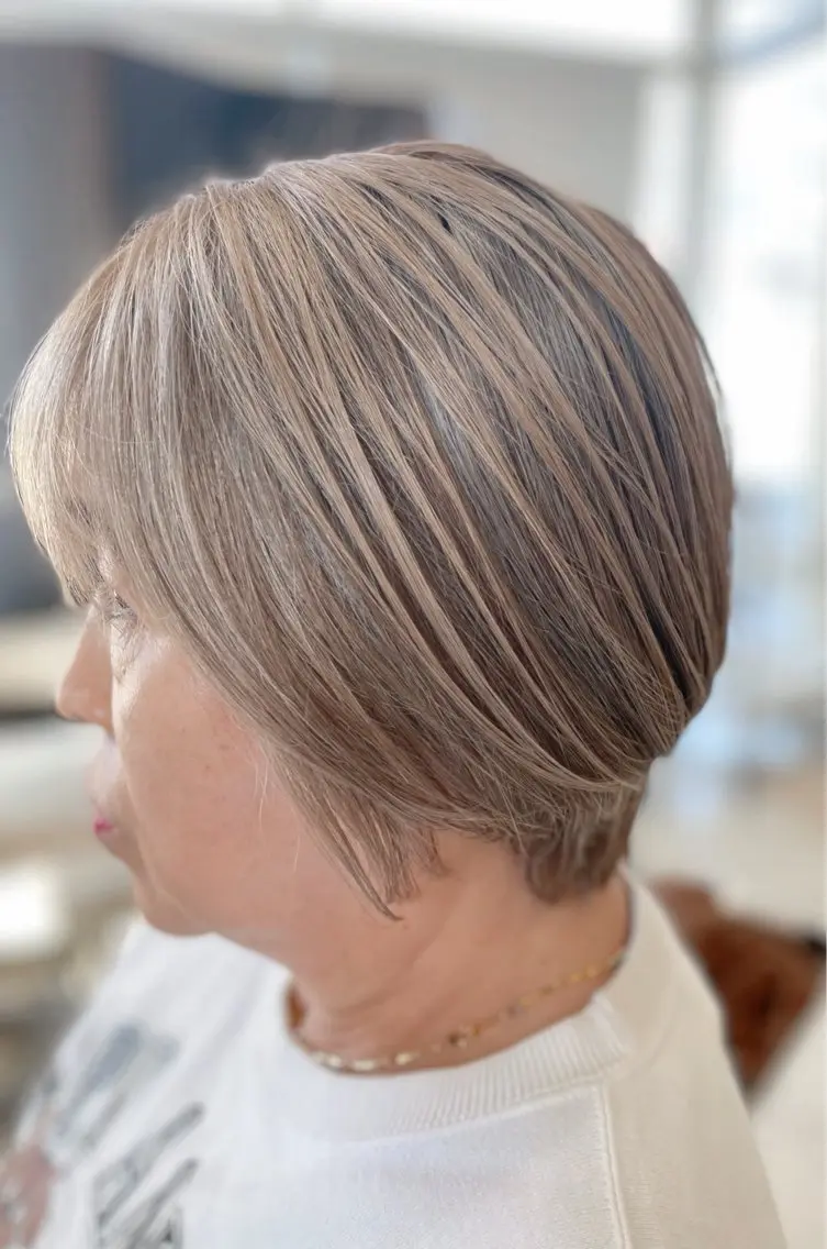 ショート カット ヘアカラー LiTA 浜線店 かなえみゆうのヘアスタイル
