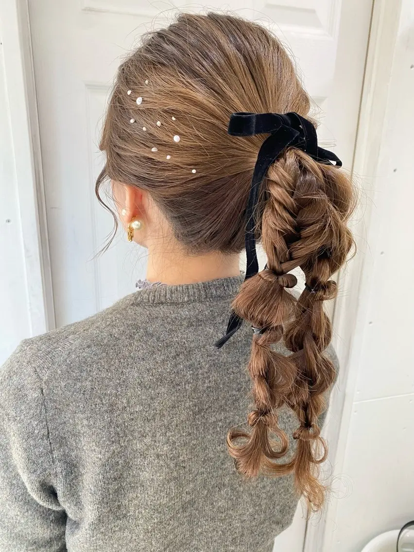 ヘアアレンジ ヘアセット uros.中目黒 moekaのヘアスタイル