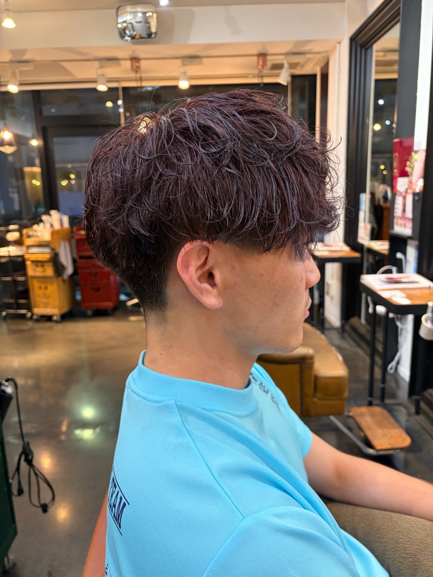 メンズ メンズパーマ 田邉 莉陸のヘアスタイル