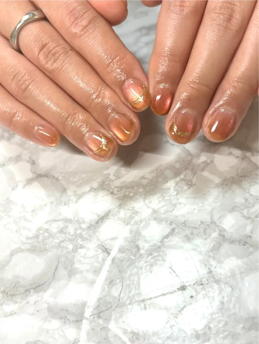 ネイル ハンドネイル nail salon アルストロメリアのネイルデザイン