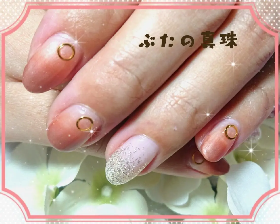 ネイル シンプルネイル ハンドネイル 林 珠里のネイルデザイン