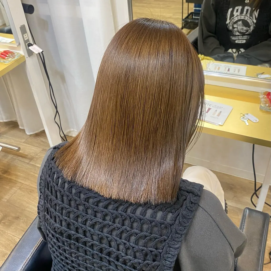 ミディアム カラー 髪質改善 縮毛矯正 トリートメント 酸性ストレート カット 縮毛矯正 みやび/透明感カラー /髪質改善のその他イメージ